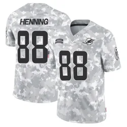 Men's A.J. Henning Miami Dolphins No.88 Limited 2024 Salute to Service Jersey - Arctic Camo