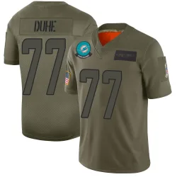 Men's Adam Joseph Duhe Miami Dolphins No.77 Limited 2019 Salute to Service Jersey - Camo