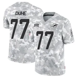 Men's Adam Joseph Duhe Miami Dolphins No.77 Limited 2024 Salute to Service Jersey - Arctic Camo