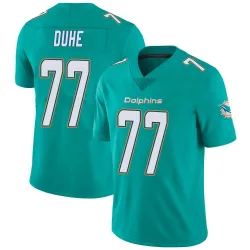 Men's Adam Joseph Duhe Miami Dolphins No.77 Limited Team Color Vapor Untouchable Jersey - Aqua