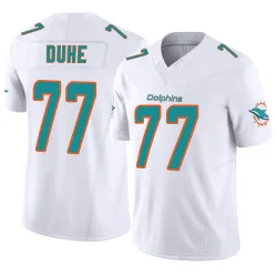 Men's Adam Joseph Duhe Miami Dolphins No.77 Limited Vapor F.U.S.E. Jersey - White