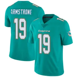 Men's Andrew Armstrong Miami Dolphins No.19 Limited Team Color Vapor Untouchable Jersey - Aqua