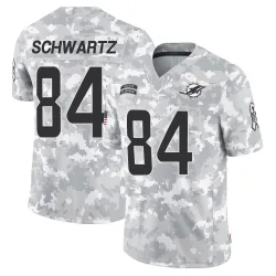 Men's Anthony Schwartz Miami Dolphins No.84 Limited 2024 Salute to Service Jersey - Arctic Camo