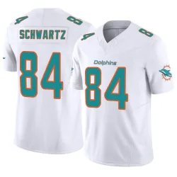 Men's Anthony Schwartz Miami Dolphins No.84 Limited Vapor F.U.S.E. Jersey - White