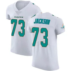 Men's Austin Jackson Miami Dolphins No.73 Elite Vapor Untouchable Jersey - White