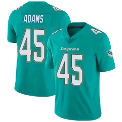 Men's BJ Adams Miami Dolphins No.45 Limited Team Color Vapor Untouchable Jersey - Aqua