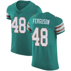 Men's Blake Ferguson Miami Dolphins No.48 Elite Aqua Alternate Vapor Untouchable Jersey - Green