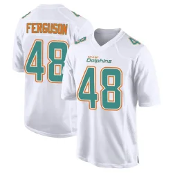 Men's Blake Ferguson Miami Dolphins No.48 Game Fashion Jersey - White