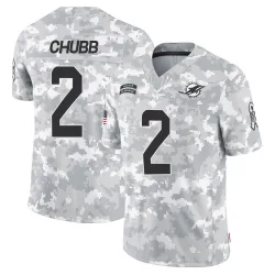 Men's Bradley Chubb Miami Dolphins No.2 Limited 2024 Salute to Service Jersey - Arctic Camo
