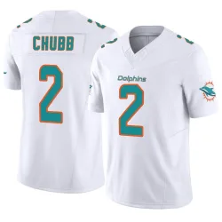 Men's Bradley Chubb Miami Dolphins No.2 Limited Vapor F.U.S.E. Jersey - White