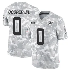Men's Bump Cooper Jr. Miami Dolphins No.0 Limited 2024 Salute to Service Jersey - Arctic Camo