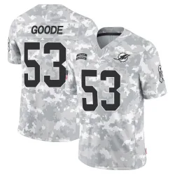 Men's Cameron Goode Miami Dolphins No.53 Limited 2024 Salute to Service Jersey - Arctic Camo