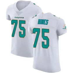 Men's Chasen Hines Miami Dolphins No.75 Elite Vapor Untouchable Jersey - White