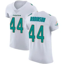 Men's Chop Robinson Miami Dolphins No.44 Elite Vapor Untouchable Jersey - White