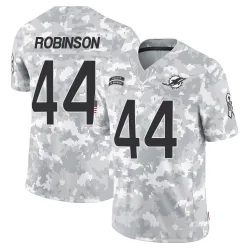 Men's Chop Robinson Miami Dolphins No.44 Limited 2024 Salute to Service Jersey - Arctic Camo
