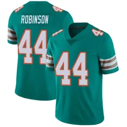 Men's Chop Robinson Miami Dolphins No.44 Limited Alternate Vapor Untouchable Jersey - Aqua
