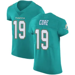 Men's Cody Core Miami Dolphins No.19 Elite Aqua Team Color Vapor Untouchable Jersey - Green
