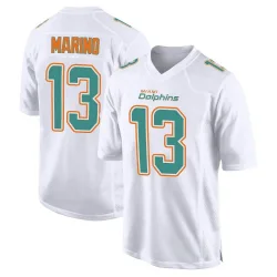 Men's Dan Marino Miami Dolphins No.13 Game Fashion Jersey - White