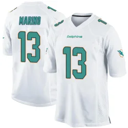 Men's Dan Marino Miami Dolphins No.13 Game Jersey - White