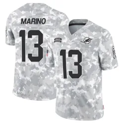 Men's Dan Marino Miami Dolphins No.13 Limited 2024 Salute to Service Jersey - Arctic Camo