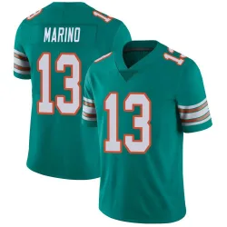 Men's Dan Marino Miami Dolphins No.13 Limited Alternate Vapor Untouchable Jersey - Aqua