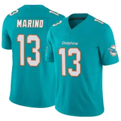 Men's Dan Marino Miami Dolphins No.13 Limited Vapor F.U.S.E. Jersey - Aqua