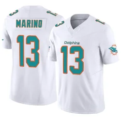 Men's Dan Marino Miami Dolphins No.13 Limited Vapor F.U.S.E. Jersey - White