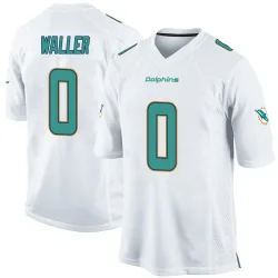 Men's Darren Waller Miami Dolphins No.0 Game Jersey - White