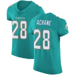 Men's De'Von Achane Miami Dolphins No.28 Elite Aqua Team Color Vapor Untouchable Jersey - Green