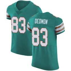 Men's DeVonte Dedmon Miami Dolphins No.83 Elite Aqua Alternate Vapor Untouchable Jersey - Green