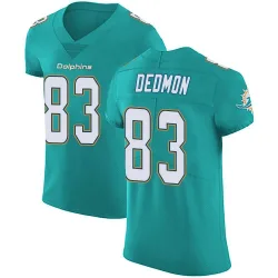 Men's DeVonte Dedmon Miami Dolphins No.83 Elite Aqua Team Color Vapor Untouchable Jersey - Green