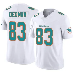 Men's DeVonte Dedmon Miami Dolphins No.83 Limited Vapor F.U.S.E. Jersey - White