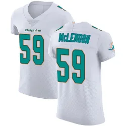 Men's Derrick McLendon Miami Dolphins No.59 Elite Vapor Untouchable Jersey - White