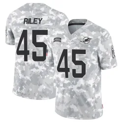 Men's Duke Riley Miami Dolphins No.45 Limited 2024 Salute to Service Jersey - Arctic Camo