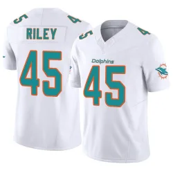 Men's Duke Riley Miami Dolphins No.45 Limited Vapor F.U.S.E. Jersey - White