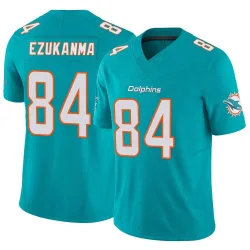 Men's Erik Ezukanma Miami Dolphins No.84 Limited Vapor F.U.S.E. Jersey - Aqua