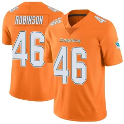 Men's Ethan Robinson Miami Dolphins No.46 Limited Color Rush Jersey - Orange
