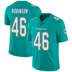 Men's Ethan Robinson Miami Dolphins No.46 Limited Team Color Vapor Untouchable Jersey - Aqua