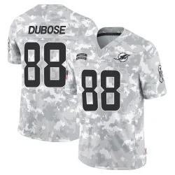 Men's Grant DuBose Miami Dolphins No.88 Limited 2024 Salute to Service Jersey - Arctic Camo