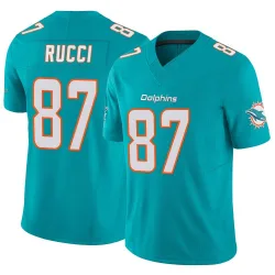 Men's Hayden Rucci Miami Dolphins No.87 Limited Vapor F.U.S.E. Jersey - Aqua