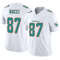 Men's Hayden Rucci Miami Dolphins No.87 Limited Vapor F.U.S.E. Jersey - White