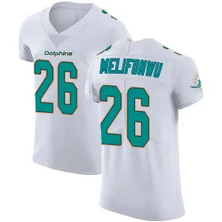 Men's Ifeatu Melifonwu Miami Dolphins No.26 Elite Vapor Untouchable Jersey - White