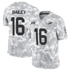 Men's Jake Bailey Miami Dolphins No.16 Limited 2024 Salute to Service Jersey - Arctic Camo