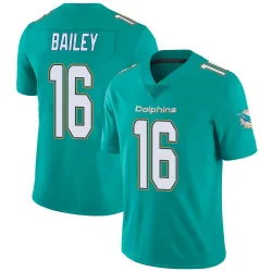 Men's Jake Bailey Miami Dolphins No.16 Limited Team Color Vapor Untouchable Jersey - Aqua