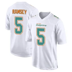 Men's Jalen Ramsey Miami Dolphins No.5 Game Fashion Jersey - White