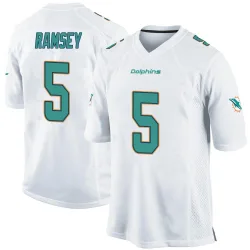 Men's Jalen Ramsey Miami Dolphins No.5 Game Jersey - White