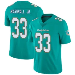 Men's Jason Marshall Jr. Miami Dolphins No.33 Limited Team Color Vapor Untouchable Jersey - Aqua