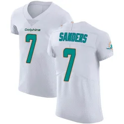 Men's Jason Sanders Miami Dolphins No.7 Elite Vapor Untouchable Jersey - White