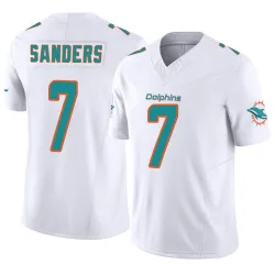 Men's Jason Sanders Miami Dolphins No.7 Limited Vapor F.U.S.E. Jersey - White