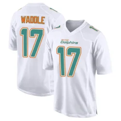 Men's Jaylen Waddle Miami Dolphins No.17 Game Fashion Jersey - White